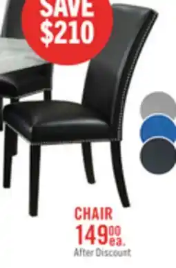 The Brick Cami Counter-Height Dining Chair with Vegan-Leather Fabric - Black offer