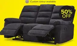 Leon's Lucie Reclining Sofa - Charcoal offer