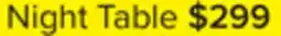 Leon's San Mateo Night Table - Tuscan offer