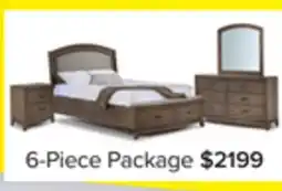 Leon's Camelot 6 - Piece Queen Storage Bedroom Package - Burnished Beige offer