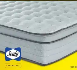 Leon's Sealy Essentials Remy II Firm Eurotop Queen Mattress offer