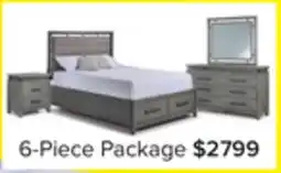 Leon's Chelsea 6-Piece Queen Storage Bed - Grey offer