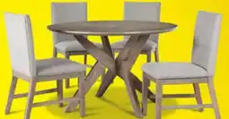 Leon's Sassari 5-Piece Dining Set - Taupe, Beige offer