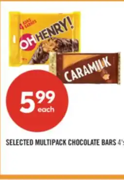 Shoppers Drug Mart SELECTED MULTIPACK CHOCOLATE BARS offer
