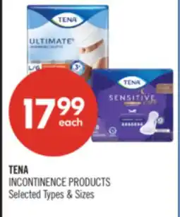 Shoppers Drug Mart TENA INCONTINENCE PRODUCTS offer