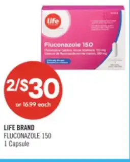 Shoppers Drug Mart LIFE BRAND FLUCONAZOLE offer