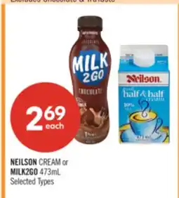 Shoppers Drug Mart NEILSON CREAM or MILK2GO offer
