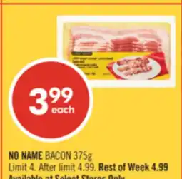 Shoppers Drug Mart NO NAME BACON offer
