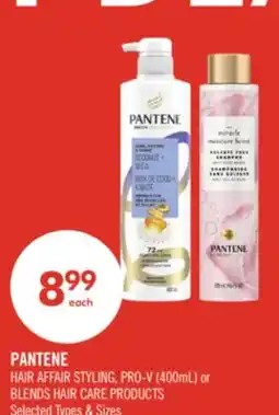 Shoppers Drug Mart PANTENE HAIR AFFAIR STYLING, PRO-V (400mL) or BLENDS HAIR CARE PRODUCTS offer