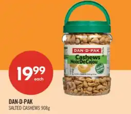 Shoppers Drug Mart DAN·D·PAK SALTED CASHEWS offer
