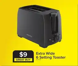 Leon's 2-Slice Extra Wide Slot Toaster - Black offer