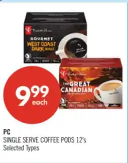 Shoppers Drug Mart PC SINGLE SERVE COFFEE PODS offer