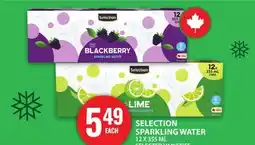 Food Basics SELECTION SPARKLING WATER offer