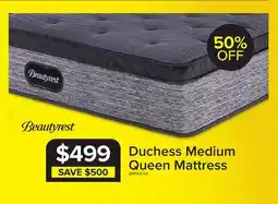 Leon's Beautyrest Duchess Medium Queen Mattress offer