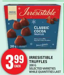 Food Basics IRRESISTIBLE TRUFFLES offer