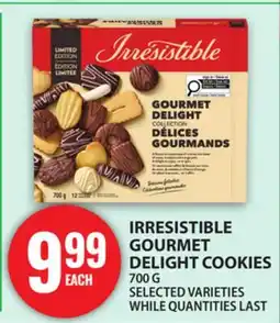 Food Basics IRRESISTIBLE GOURMET DELIGHT COOKIES offer
