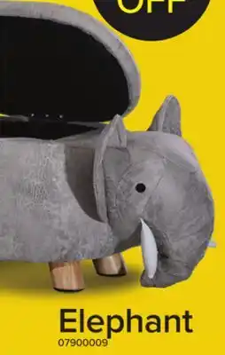 Leon's Elephant Storage Ottoman - Grey offer