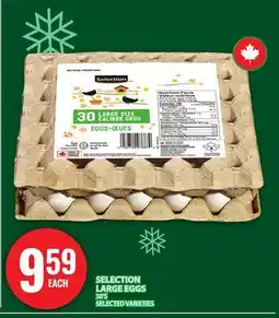 Food Basics SELECTION LARGE EGGS offer