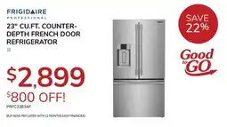 Goemans Appliances FRIGIDAIRE PROFESSIONAL 23 CU. FT. COUNTER-DEPTH FRENCH DOOR REFRIGERATOR offer