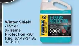 PartSource Rainx Winter Shield -45° or X-Treme Protection -50° offer