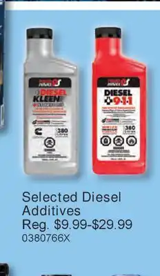 PartSource Selected Diesel Additives offer