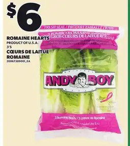 Independent City Market ROMAINE HEARTS, 3'S offer