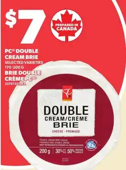 Independent City Market PC DOUBLE CREAM BRIE, 170-200 G offer