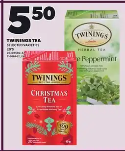 Independent City Market TWININGS TEA, 20'S offer