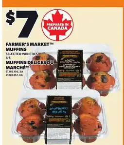 Independent City Market FARMER'S MARKET MUFFINS, 6'S offer