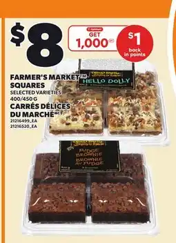 Independent City Market FARMER'S MARKET SQUARES, 400/450 G offer