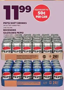 Independent City Market PEPSI SOFT DRINKS, 24X355 ML offer