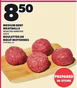 Independent City Market MEDIUM BEEF MEATBALLS, 425 G offer