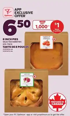 Independent City Market 8 INCH PIES, 635-750 G offer