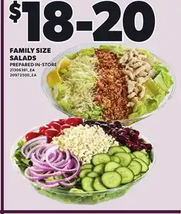 Independent City Market FAMILY SIZE SALADS offer