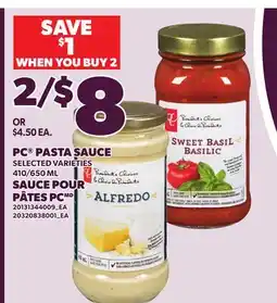 Independent City Market PC PASTA SAUCE, 410/650 ML offer