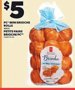 Independent City Market PC MINI BRIOCHE ROLLS, 400 G offer