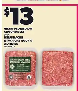 Independent City Market GRASS FED MEDIUM GROUND BEEF, 900 G offer