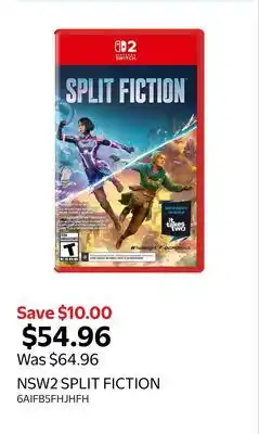 Walmart NSW2 SPLIT FICTION offer