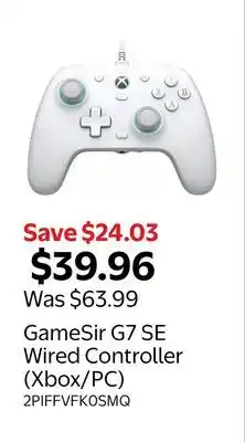 Walmart GameSir G7 SE Wired Controller (Xbox/PC) offer