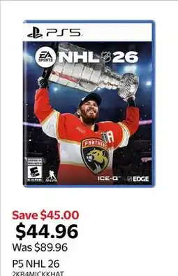 Walmart P5 NHL 26 offer