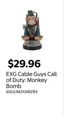 Walmart EXG Cable Guys Call of Duty: Monkey Bomb offer