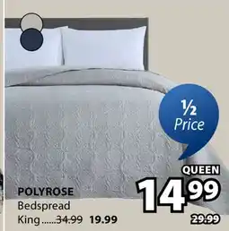JYSK POLYROSE Bedspread offer