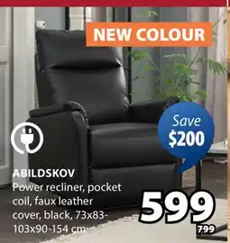 JYSK Abildskov Power recliner offer