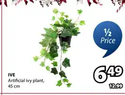 JYSK IVE Artificial ivy plant offer