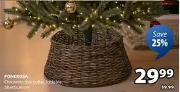 JYSK PONEROSA Christmas tree collar offer