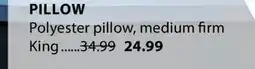JYSK KUNNA Polyester pillow offer