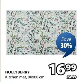 JYSK HOLLYBERRY Kitchen mat offer