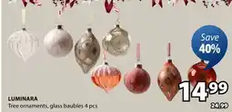 JYSK LUMINARA Tree ornaments offer