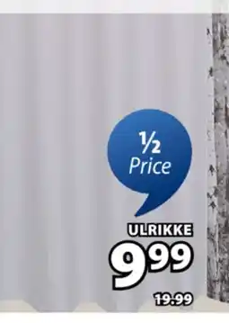 JYSK ULRIKKE SHOWER CURTAINS & LINERS offer