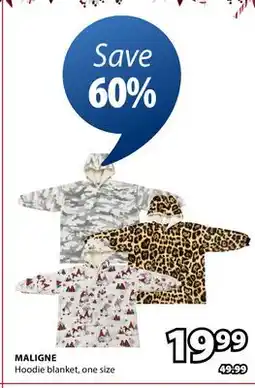 JYSK MALIGNE Hoodie blanket offer